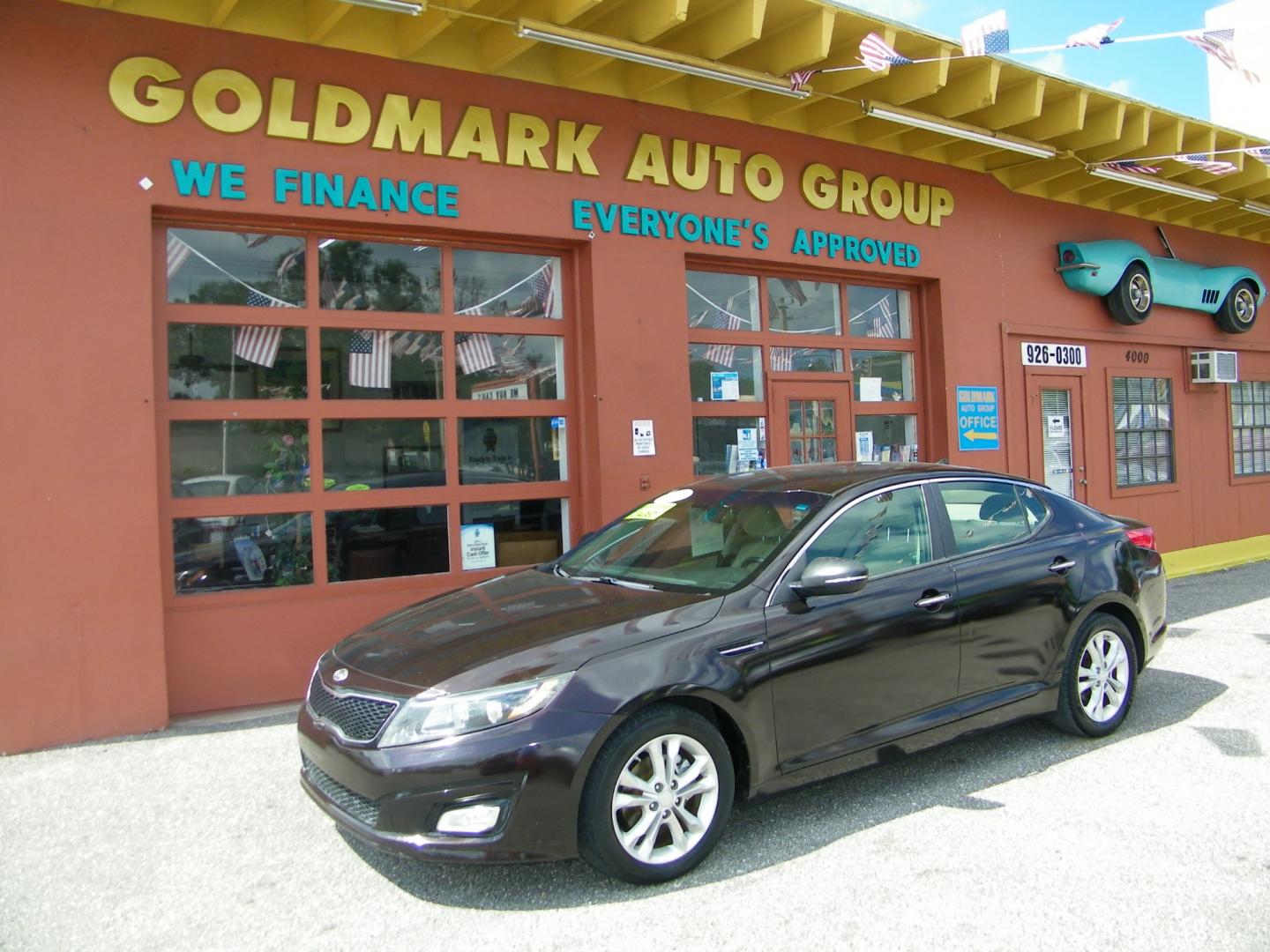 2012 Maroon /Black Kia Optima EX (5XXGN4A77CG) with an 2.4L L4 DOHC 16V engine, 6-Speed Automatic transmission, located at 4000 Bee Ridge Road, Sarasota, FL, 34233, (941) 926-0300, 27.298664, -82.489151 - Photo#1